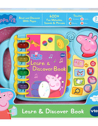 VTech Peppa Pig Learn and Discover Book , Blue
