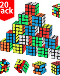 Mini Cube Puzzle Party Favors for Kids, Libay 20 Pack Magic Cube Party Puzzle Game Toys Classroom Rewards and School Prize for Students, Stress Relief Toys Giveaway Goody Bag Filler Birthday Gift
