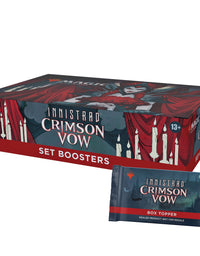 Magic: The Gathering Innistrad: Crimson Vow Set Booster Box | 30 Packs + Dracula Box Topper (361 Magic Cards)
