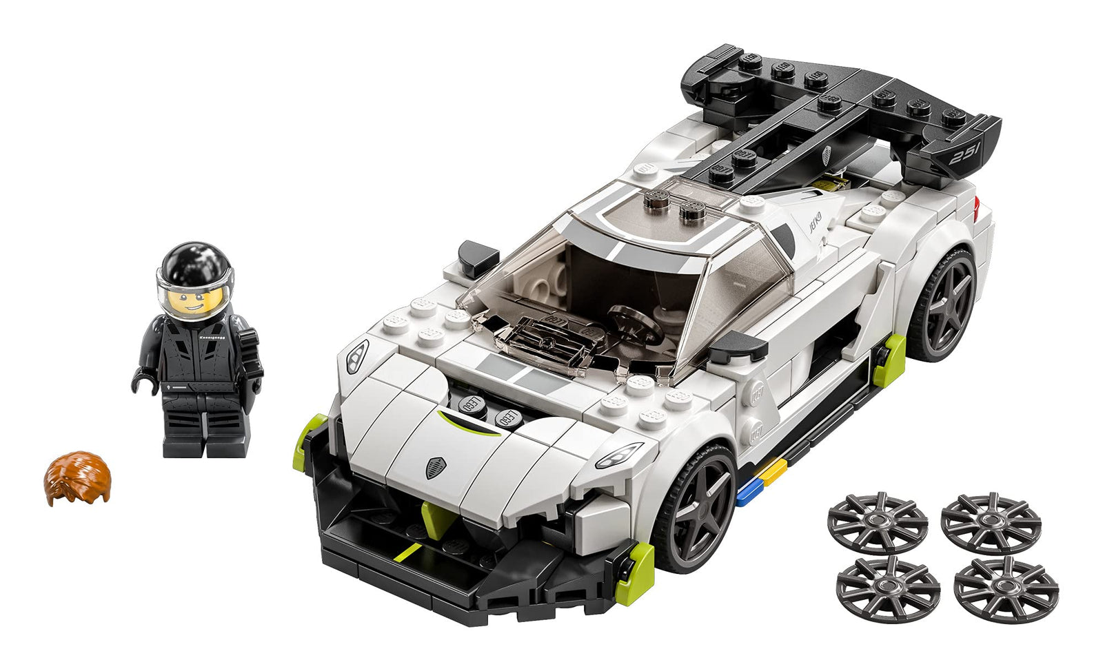 LEGO Speed Champions Koenigsegg Jesko 76900 Building Toy for Kids and Car Fans; New 2021 (280 Pieces)