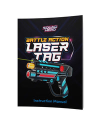 Rechargeable Laser Tag Set + Innovative LCDs and Sync – 4 Infrared Guns & Vests - Gifts for Teens and Adults Boys & Girls - Outdoor Games - Cool Group Activity Family Fun - Gift for Kids Ages 8-12 +
