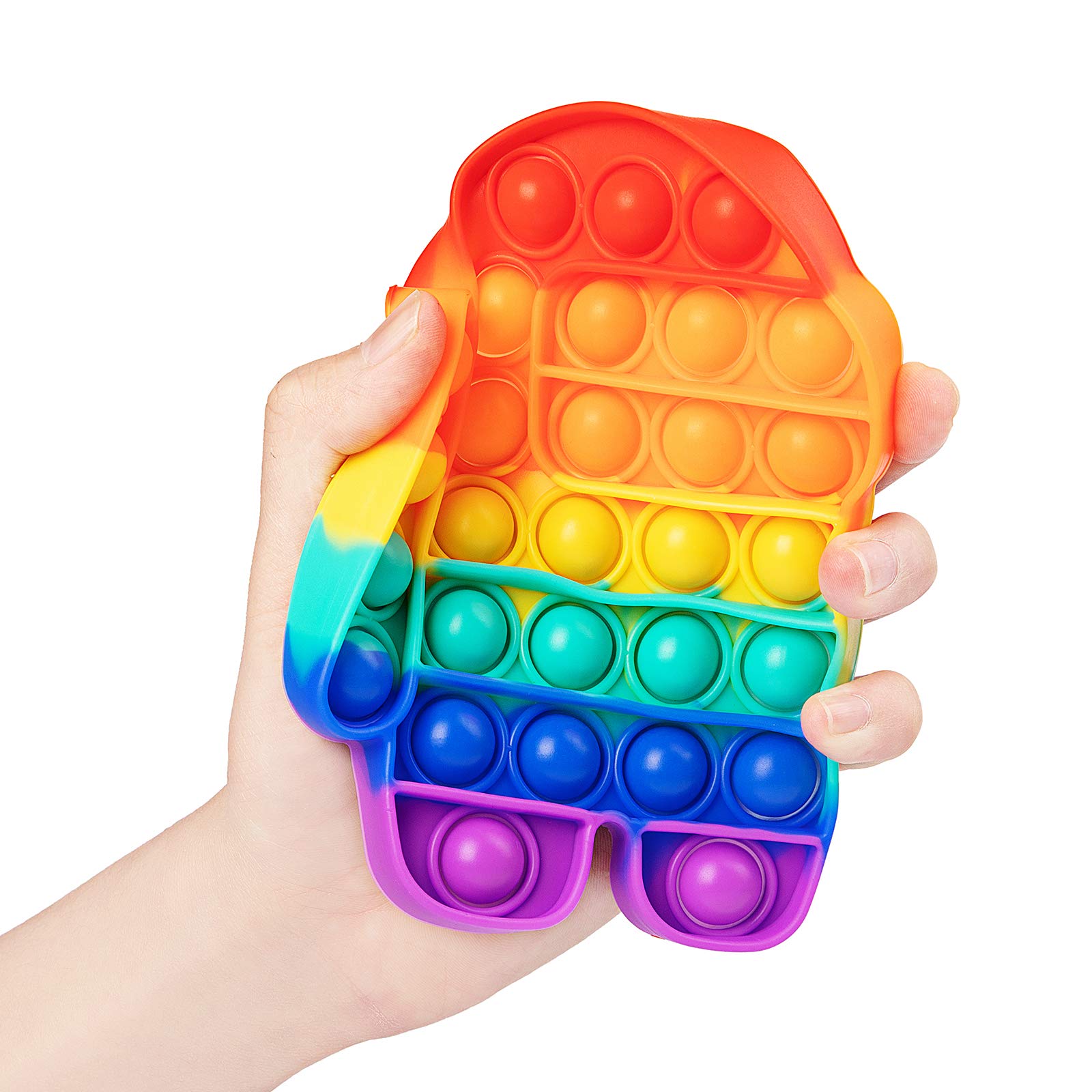 LANQKUISZ Pop Push its tie dye Bubble Sensory Fidget Toy Autism Special Needs Stress Reliever for Kids & Adults