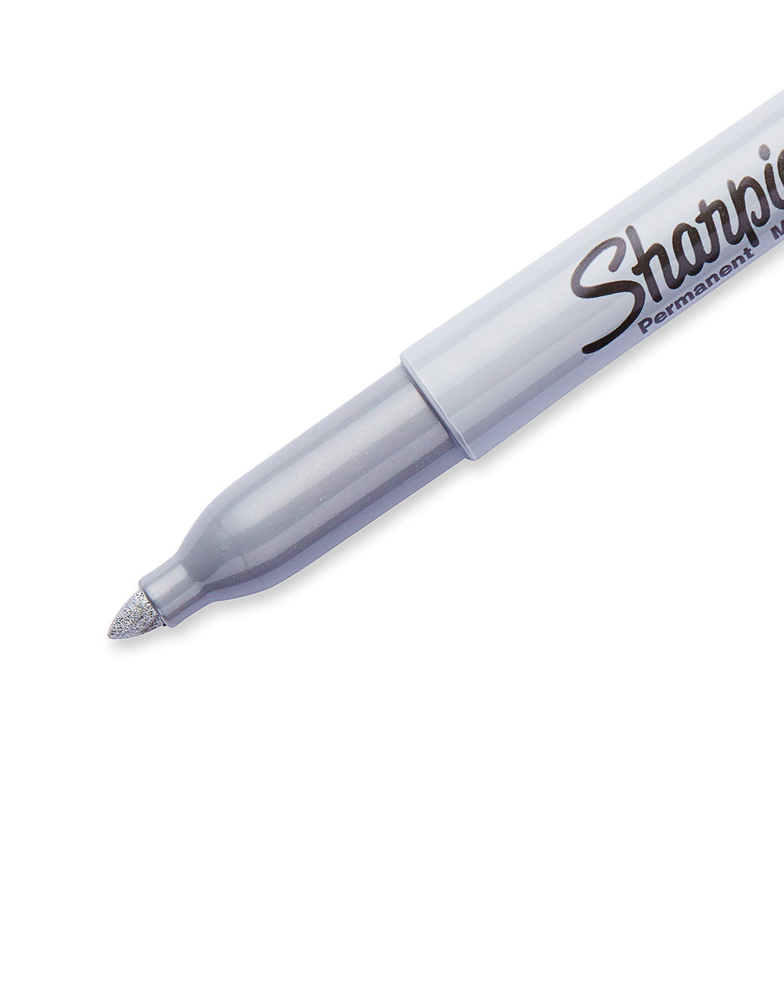 Sharpie 39108PP Metallic Permanent Markers, Fine Point, Silver, 2 Count