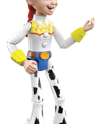 Pixar Interactables Jessie Talking Action Figure, 8.8-in Tall Highly Posable Movie Character Toy, Interacts with Other Figures, Kids Gift Ages 3 Years & Up
