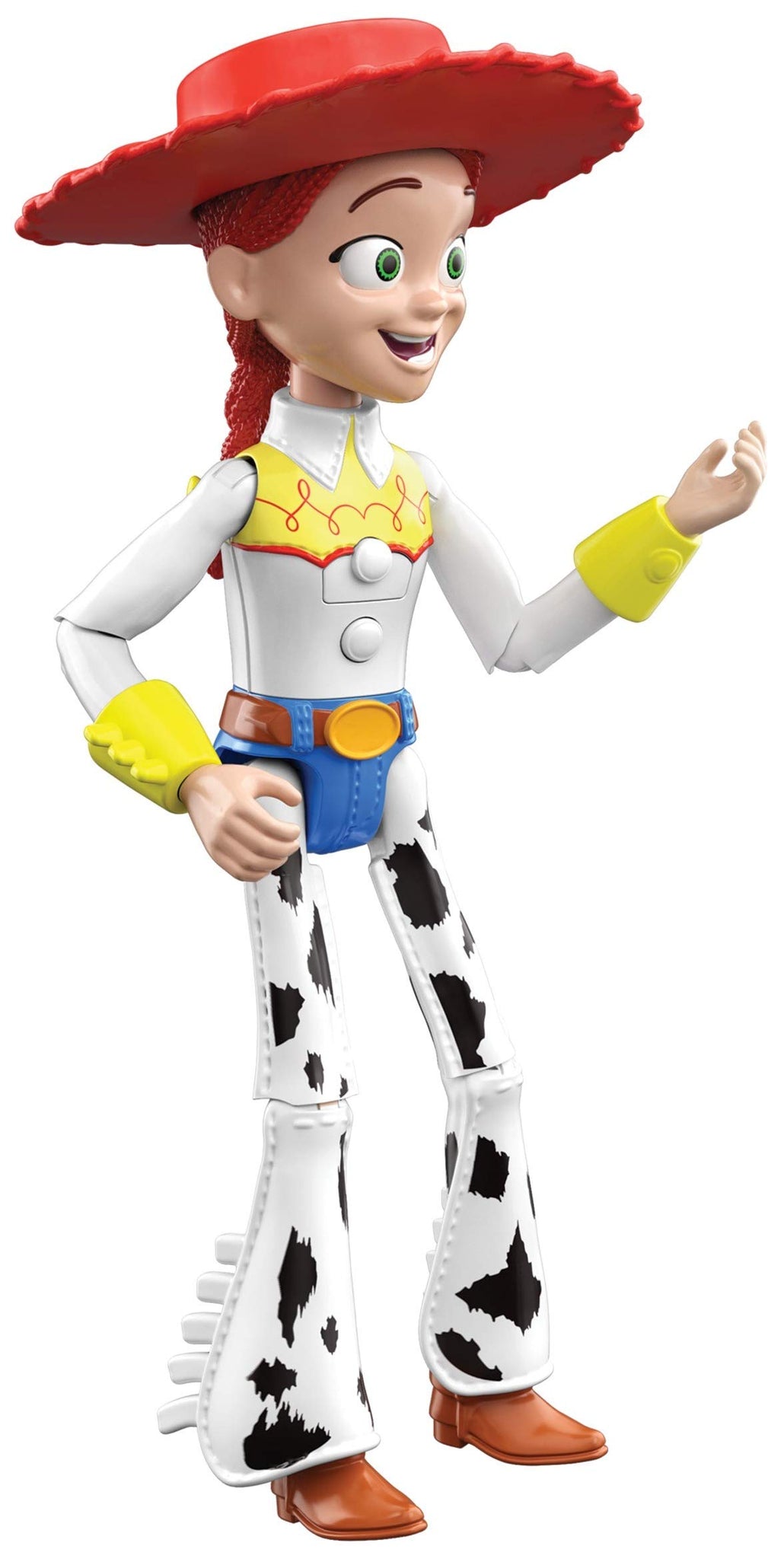 Pixar Interactables Jessie Talking Action Figure, 8.8-in Tall Highly Posable Movie Character Toy, Interacts with Other Figures, Kids Gift Ages 3 Years & Up