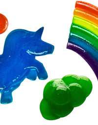 Thames & Kosmos Rainbow Gummy Candy Lab - Unicorns, Clouds & Rainbows! Sweet Science STEM Experiment Kit, Make Your Own Gummy Candies in Cool Shapes & Colors
