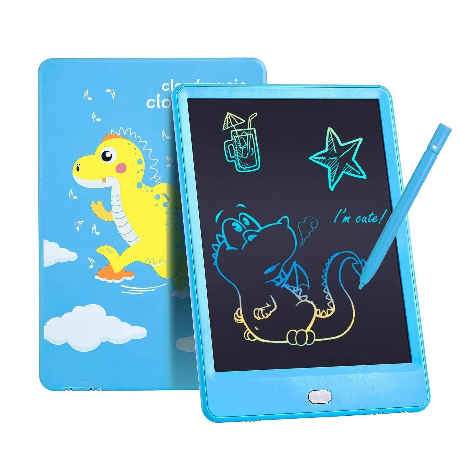 TEKFUN Toddler Toys Age 2-4 Girls Gifts for 3 4 5 6 7 Year Old, LCD Writing Tablet Drawing Board 8.5" Colorful Drawing Pad for Kids Doodle Board, Educational School Birthday Toys for 3-8 Little Girls