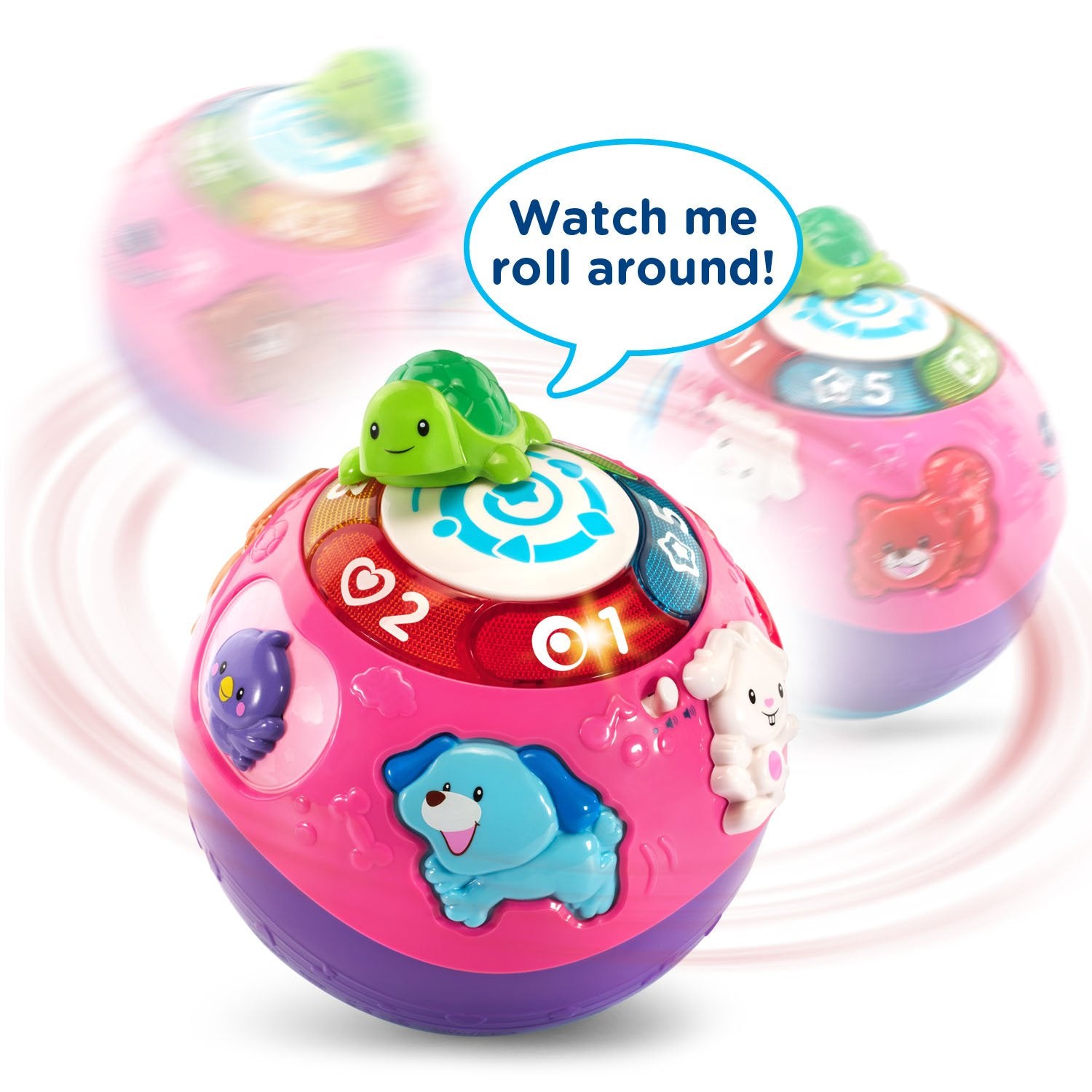 VTech Wiggle and Crawl Ball,Multicolor