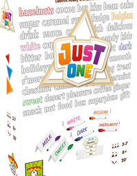 Just One Party Game (White Box) | Cooperative Board Game for Adults and Kids | Fun Games for Family Game Night | Ages 8 and up | 3-7 Players | Average Playtime 20 Minutes | Made by Repos Production
