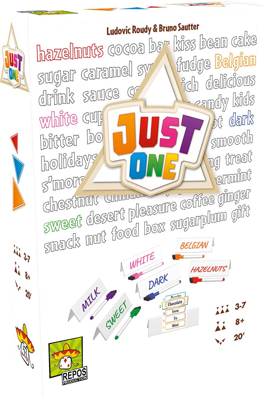 Just One Party Game (White Box) | Cooperative Board Game for Adults and Kids | Fun Games for Family Game Night | Ages 8 and up | 3-7 Players | Average Playtime 20 Minutes | Made by Repos Production