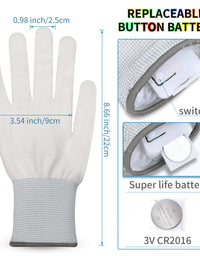 LED Gloves Cool Toys for Kids Toys for 3-15 Year Old Boys Gifts for Girls Boy Light Up Gloves Glowing Costume Party Favors Halloween Christmas Stocking Stuffers Toys for Boys Girls11
