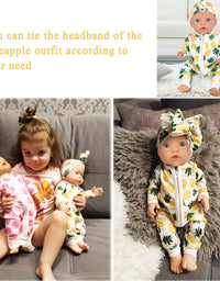 Ecore Fun 10 Item 14-16 Inch Baby Doll Clothes Dresses Outfits Pjs for 43cm New Born Baby Dolls, 15 Inch Baby Doll, American 18 Inch Girl Doll
