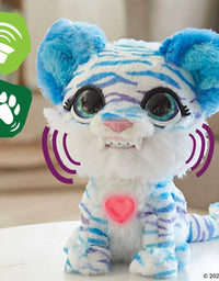 furReal North The Sabertooth Kitty Interactive Plush Pet Toy, 35+ Sound & Motion Combinations, Ages 4 and Up
