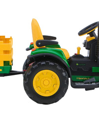 Peg Perego John Deere Ground Force Tractor with Trailer
