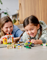 LEGO Disney Mickey and Friends Mickey Mouse & Donald Duck’s Farm 10775 Building Kit; A Creative Play Set for Kids; New 2021 (118 Pieces)
