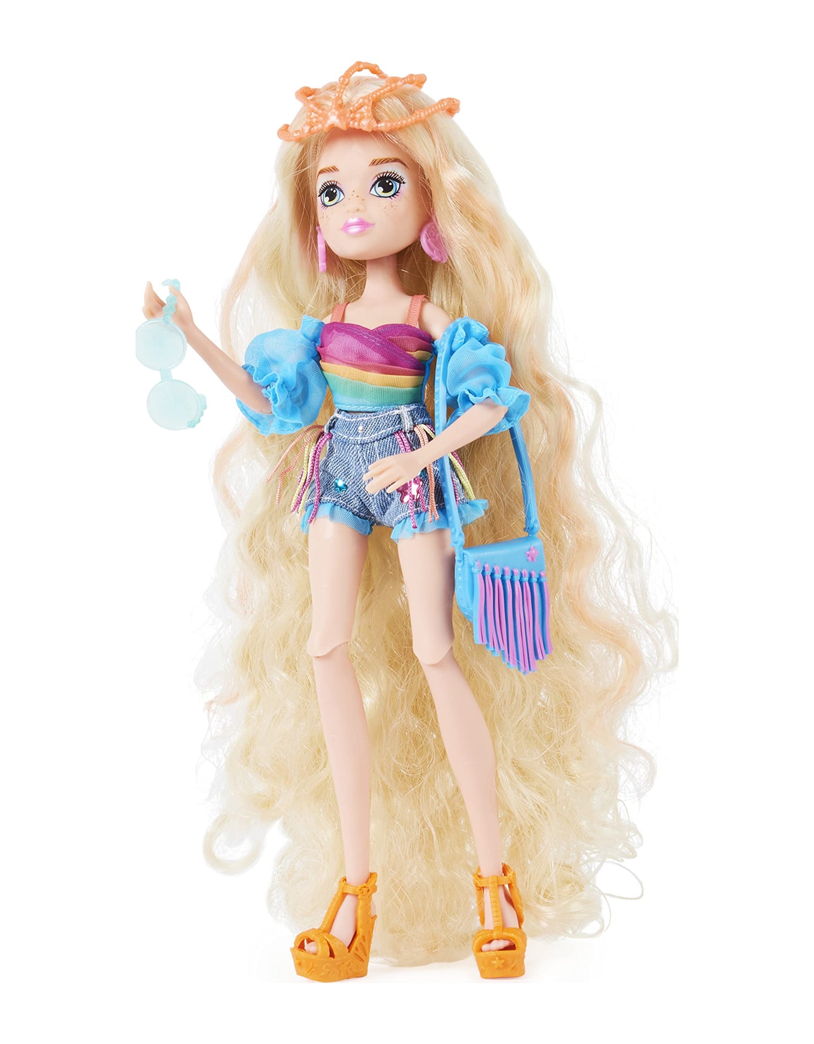 Mermaid High, Finly Deluxe Mermaid Doll & Accessories with Removable Tail, Doll Clothes and Fashion Accessories, Kids Toys for Girls Ages 4 and up