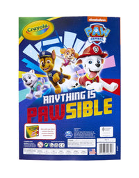 Crayola Paw Patrol Coloring Book with Stickers, Gift for Kids, 288 Pages, Ages 3, 4, 5, 6
