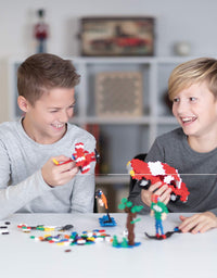 PLUS PLUS - Open Play Set - 600 Piece - Basic Color Mix, Construction Building Stem Toy, Interlocking Mini Puzzle Blocks for Kids
