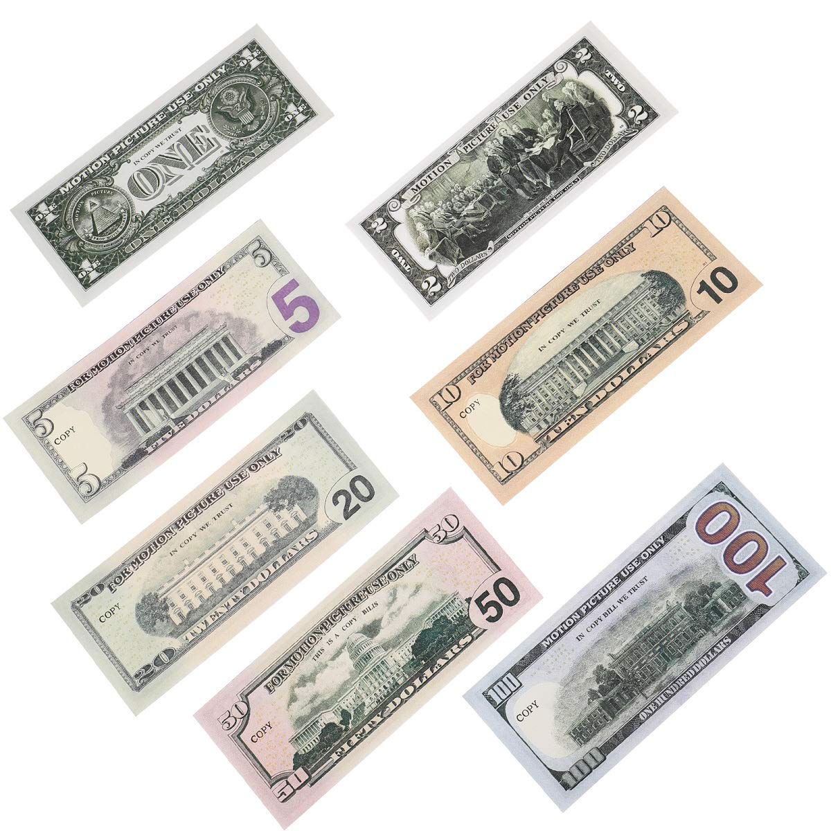 RUVINCE Play Money That Looks Real Prop Money Dollar $3,760 Fake Dollar Bills USD Cinema Props Prop Stack