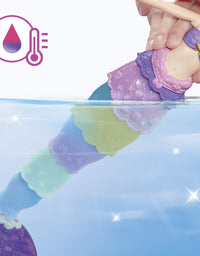 Disney Princess Rainbow Reveal Ariel, Color Change Doll, Water Toy Inspired by The Disney’s The Little Mermaid, for Girls 3 and Up
