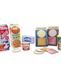 Melissa & Doug Fridge Groceries Play Food Cartons (8 pieces)
