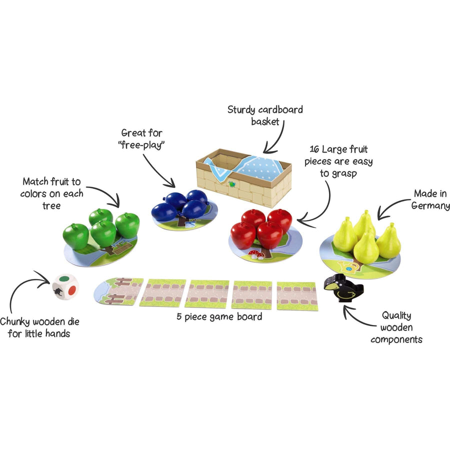 HABA My Very First Games - First Orchard Cooperative Board Game for 2 Year Olds (Made in Germany)