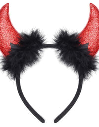 Devil Horn Headband Halloween Costume Accessory
