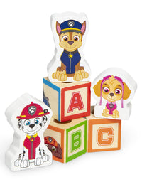 Melissa & Doug PAW Patrol Wooden ABC Block Truck (33 Pieces)
