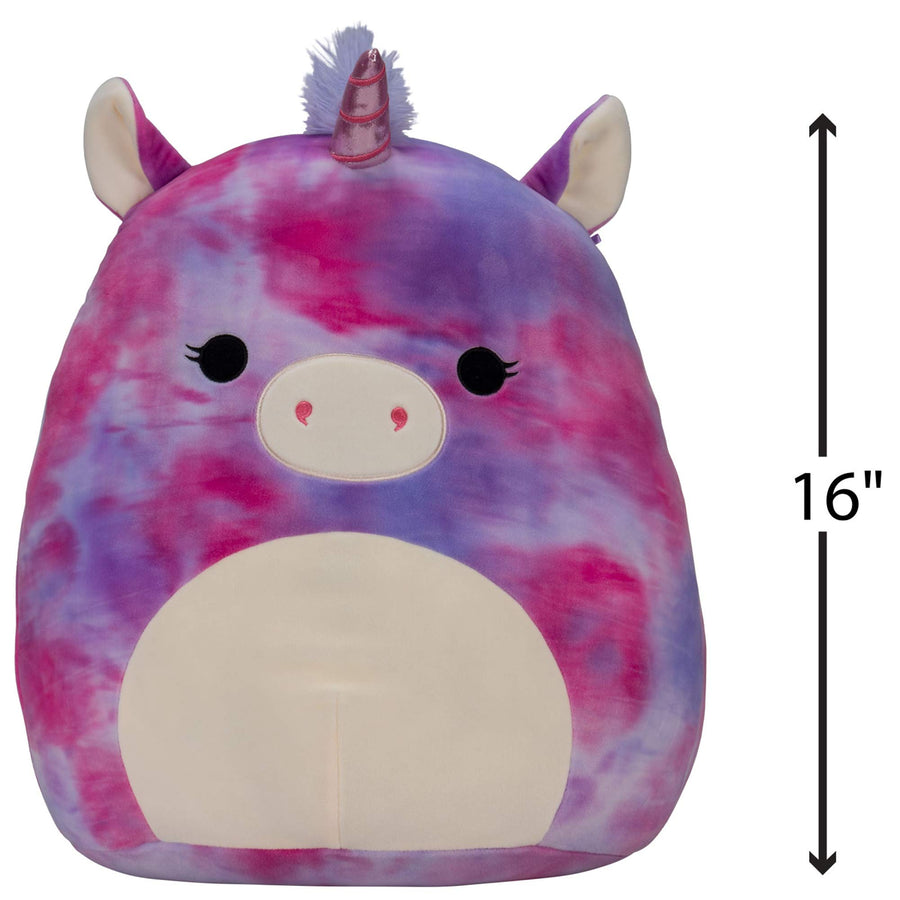 Squishmallow Official Kellytoy Plush 16" Lola The Unicorn- Ultrasoft Stuffed Animal Plush Toy
