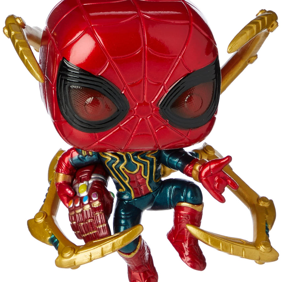 Funko Pop! Marvel: Avengers Endgame - Iron Spider with Nano Gauntlet, Multicolor (45138),3.75 inches