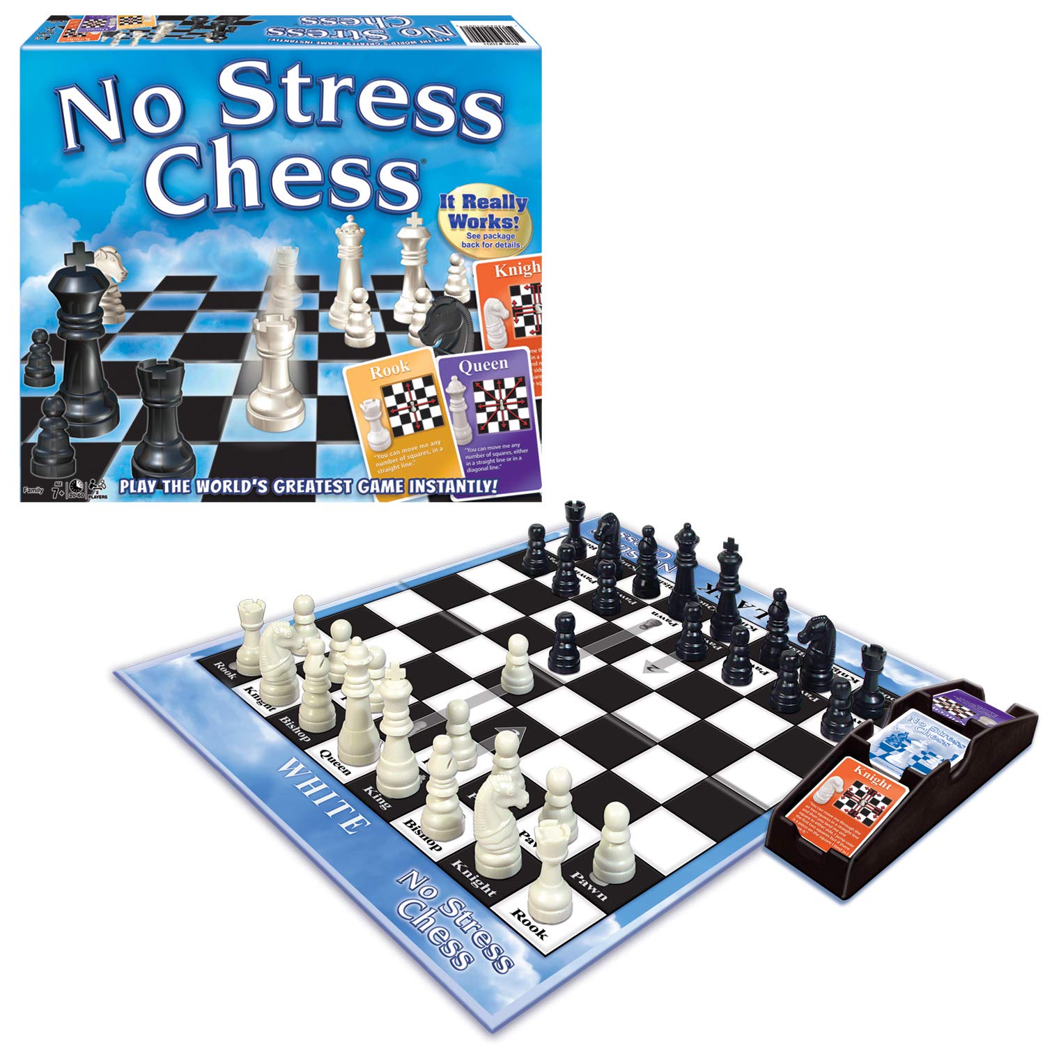 Winning Moves Games Winning Moves No Stress Chess, Natural (1091)