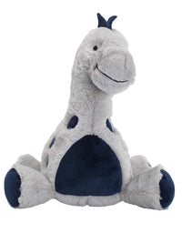 Lambs & Ivy Baby Dino Blue/Gray Plush Dinosaur Stuffed Animal Toy - Spike
