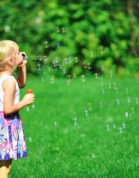 Big Bubble Bottle 12 Pack - 4oz Blow Bubbles Solution Novelty Summer Toy - Activity Party Favor Assorted Colors Set
