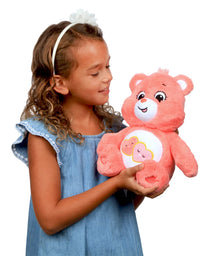 Care Bears 22084 14 Inch Medium Plush Love-A-Lot Bear, Collectable Cute Plush Toy, Cuddly Toys for Children, Soft Toys for Girls and Boys, Cute Teddies Suitable for Girls and Boys Aged 4 Years +

