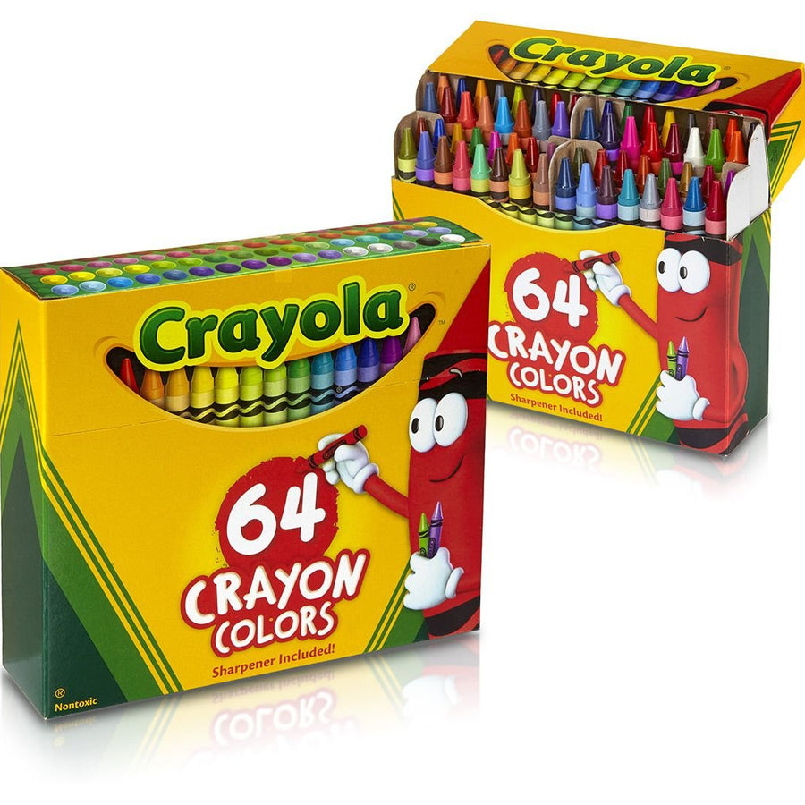 Crayola 760488360385, 64 Ct Crayons (Pack of 2)