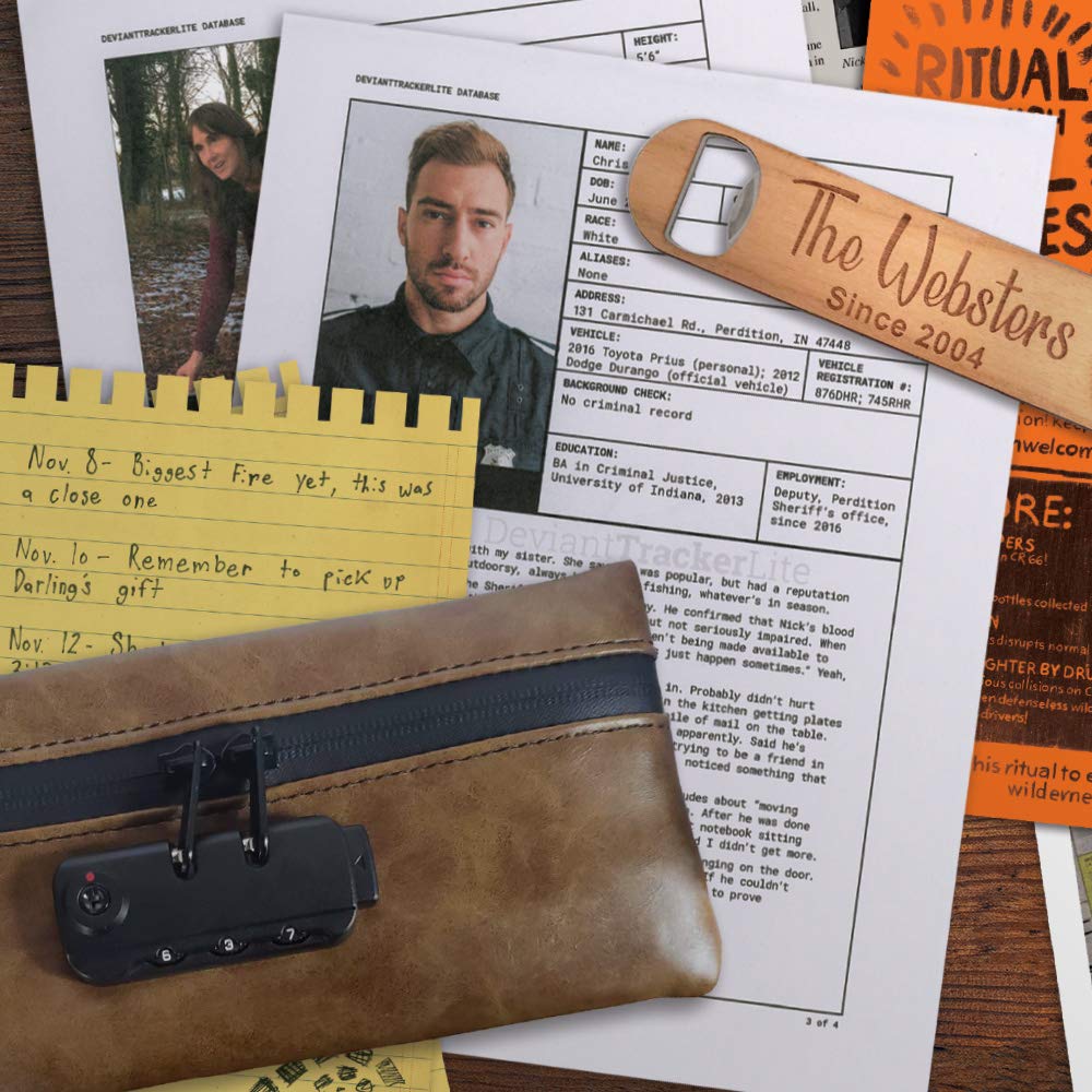 Hunt A Killer Death at The Dive Bar, Immersive Murder Mystery Game -Take on the Unsolved Case as an Independent Challenge, for Date Night or with Family & Friends as Detectives for Game Night, Age 14+