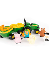 TOMY John Deere Animal Sounds Hayride Preschool Toy , Green

