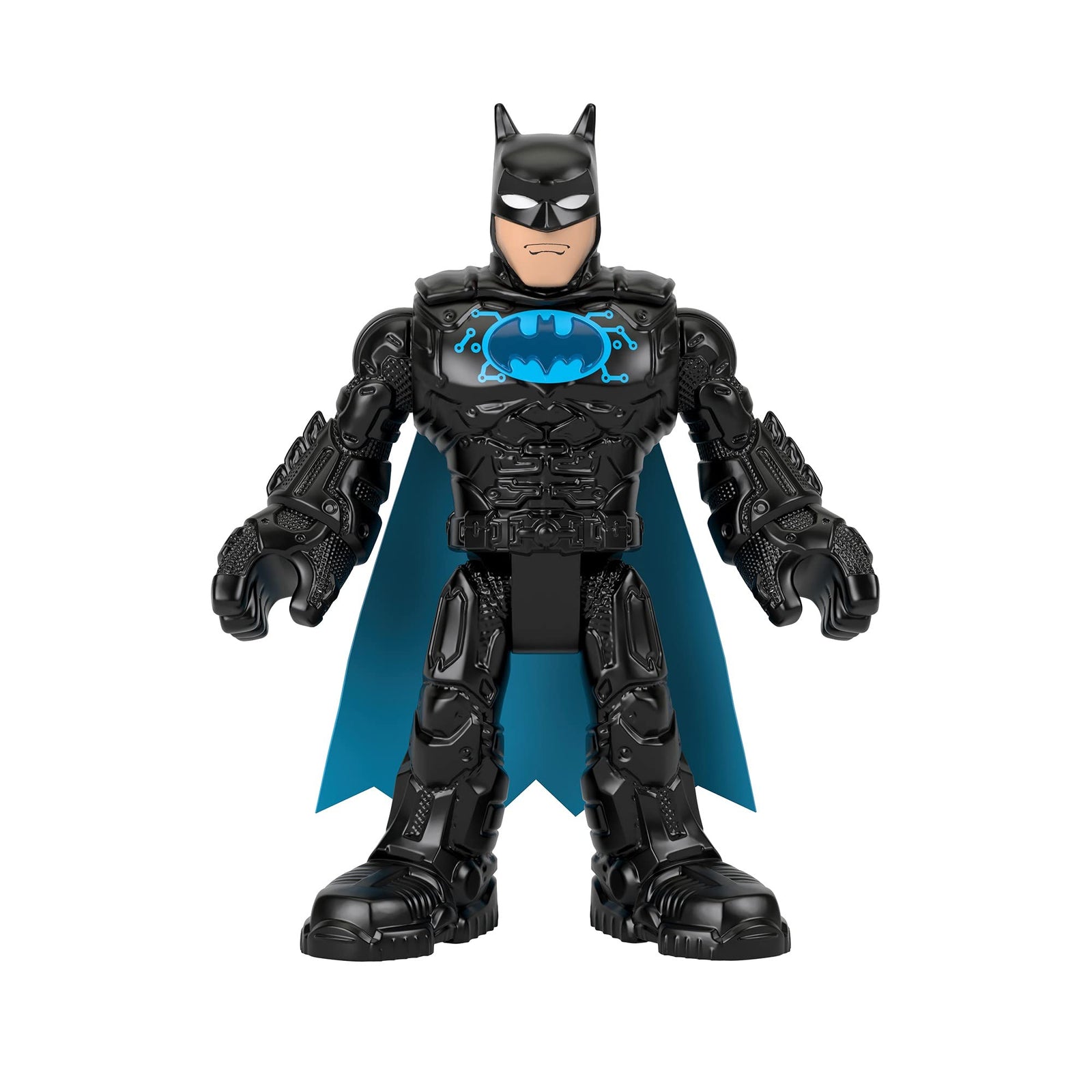 Fisher-Price Imaginext DC Super Friends Bat-Tech Batbot, Transforming 2-in-1 Batman Robot and Playset with Lights and Sounds for Kids Ages 3-8