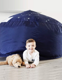 The Original AirFort Build A Fort in 30 Seconds, Inflatable Fort for Kids (Starry Night)
