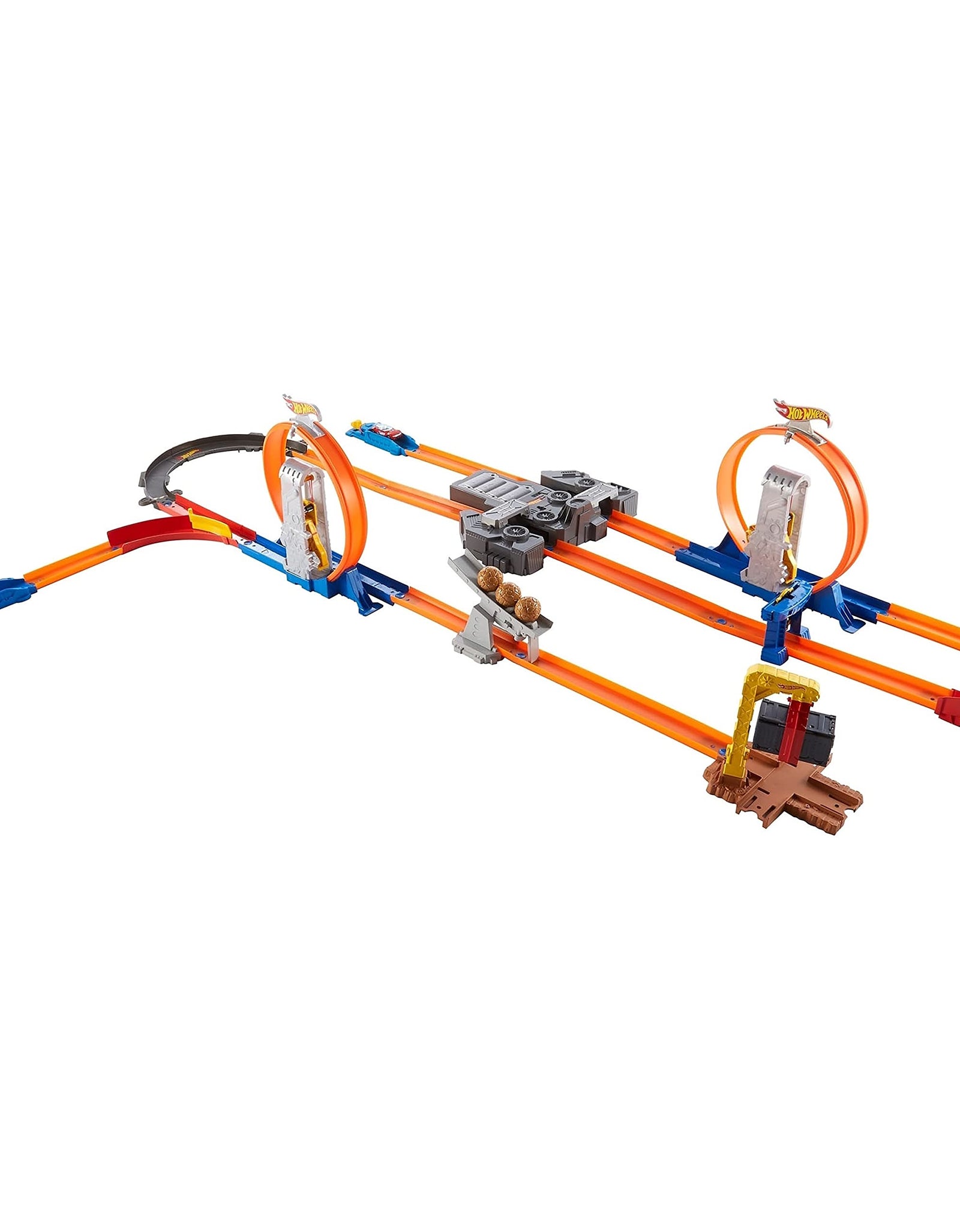 Hot Wheels Track Builder Total Turbo Takeover Track Set [Amazon Exclusive]