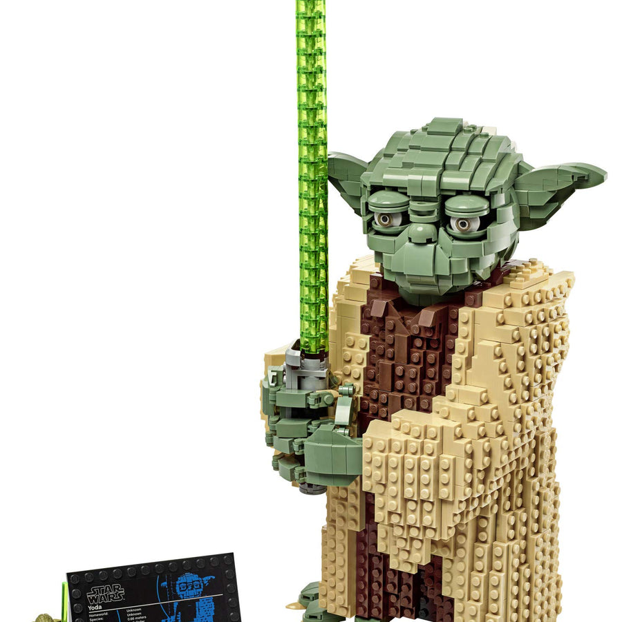 LEGO Star Wars: Attack of The Clones Yoda 75255 Yoda Building Model and Collectible Minifigure with Lightsaber (1,771 Pieces)