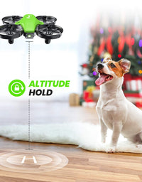 Potensic Upgraded A20 Mini Drone Easy to Fly Drone for Kids and Beginners, Indoor Outdoor RC Helicopter Quadcopter with Auto Hovering, Headless Mode, Remote Control and 3 Batteries for Boys Girls
