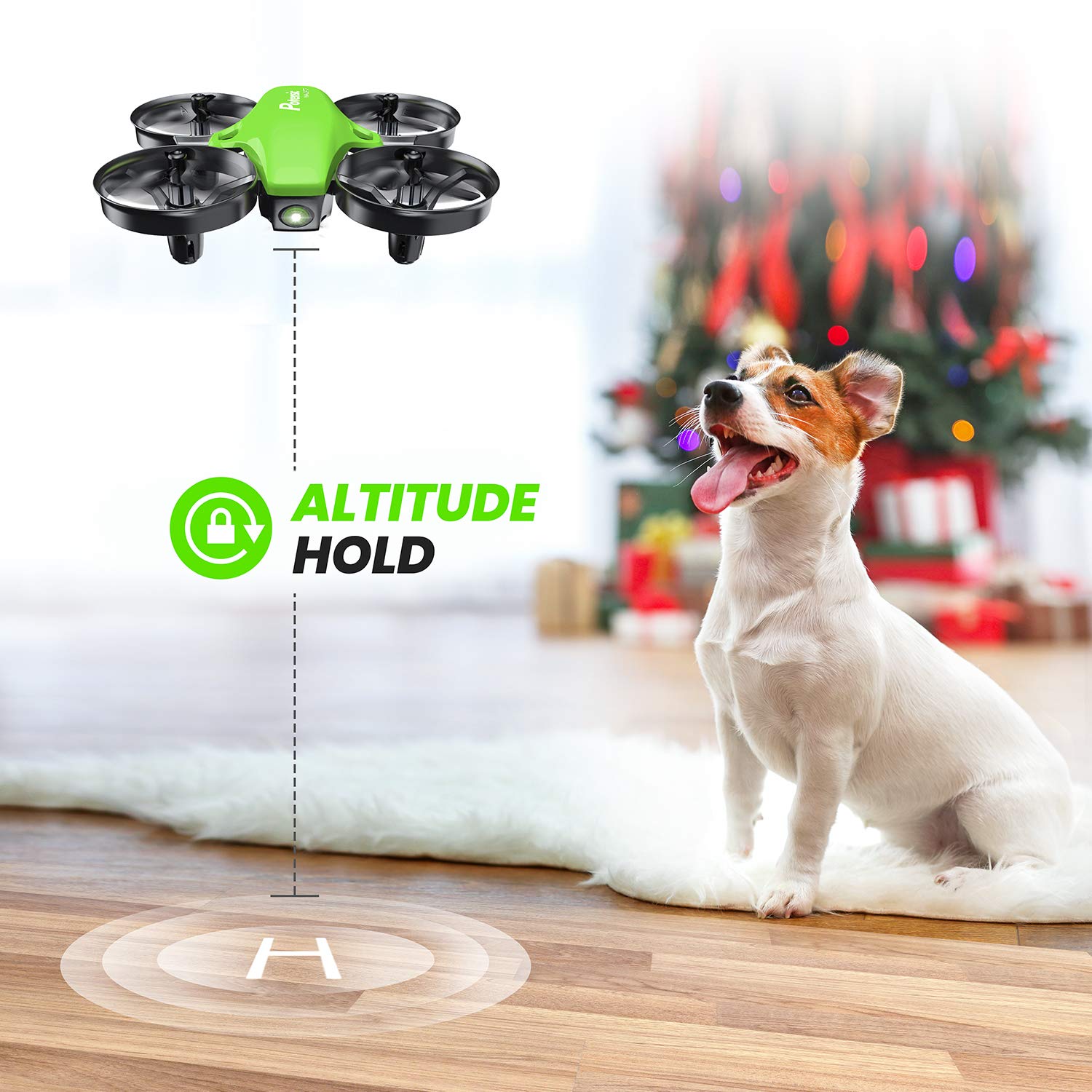 Potensic Upgraded A20 Mini Drone Easy to Fly Drone for Kids and Beginners, Indoor Outdoor RC Helicopter Quadcopter with Auto Hovering, Headless Mode, Remote Control and 3 Batteries for Boys Girls