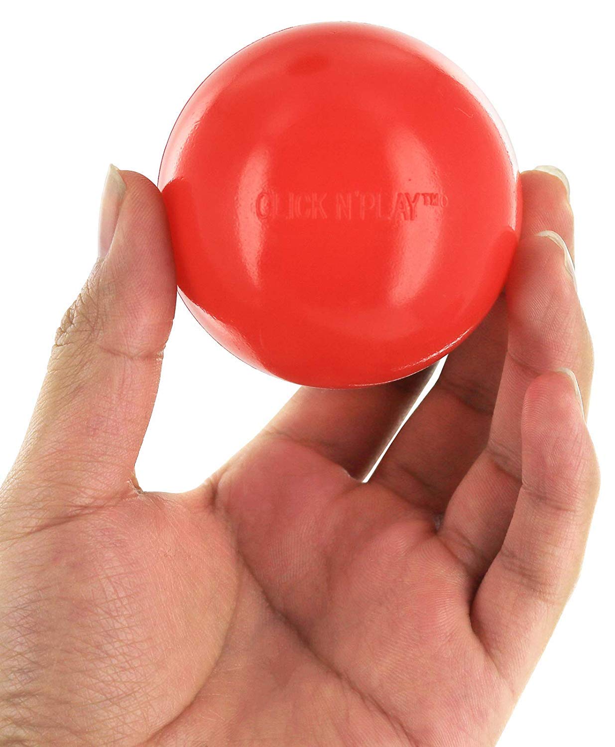 Plastic Ball Pit Balls, Click N' Play 400 Pack, Phthalate and BPA Free, Includes a Reusable Storage Bag with Zipper, Great Gift for Toddlers and Kids