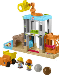 Fisher-Price Little People Load Up ‘n Learn Construction Site, Musical playset with Dump Truck for Toddlers and Preschool Kids Ages 1 ½ to 5 Years
