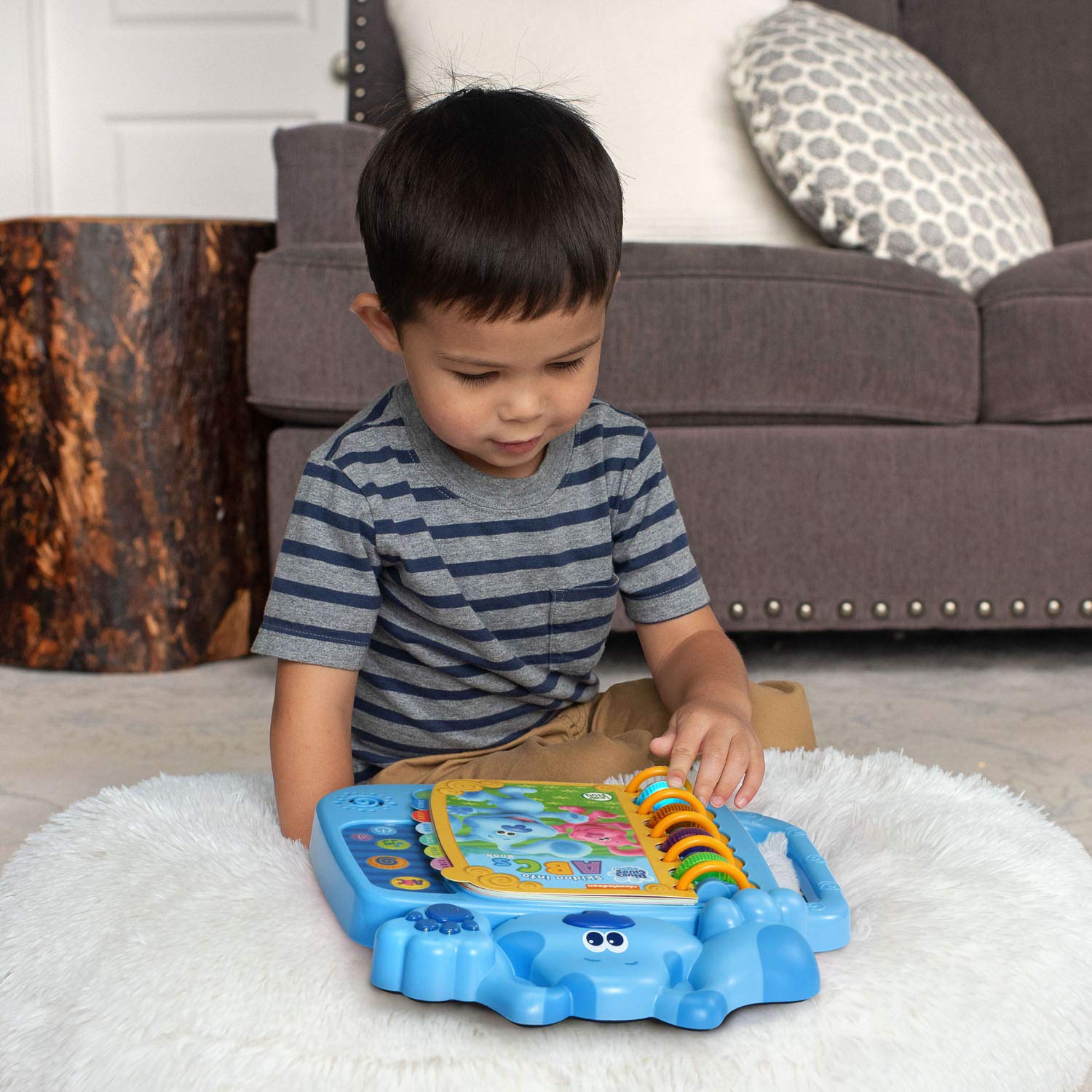 LeapFrog Blue's Clues and You! Skidoo Into ABCs Book, Blue