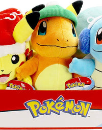 Pokemon Pikachu Holiday Seasonal Plush, 8-Inch Plush Toy, Includes Santa Hat Accessory - Super Soft Plush, Authentic Details - Perfect for Playing, Displaying & Gifting - Gotta Catch ‘Em All
