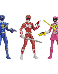 Power Rangers Beast Morphers Special Episode 3-Pack Action Figure Toys Dino Thunder Blue Ranger, Mighty Morphin Red Ranger, Dino Charge Pink Ranger (Amazon Exclusive)
