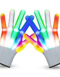 LED Gloves Cool Toys for Kids Toys for 3-15 Year Old Boys Gifts for Girls Boy Light Up Gloves Glowing Costume Party Favors Halloween Christmas Stocking Stuffers Toys for Boys Girls11
