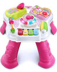 VTech Sit-To-Stand Learn & Discover Table, Pink
